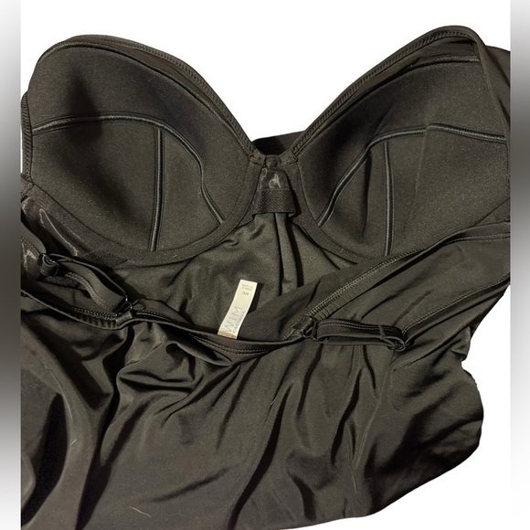 Swim by Cacique Plunge Tankini Top Size 40C - Picture 4 of 6